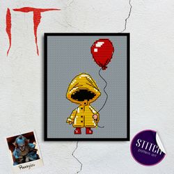 it - pennywise cross stitch pattern pdf
