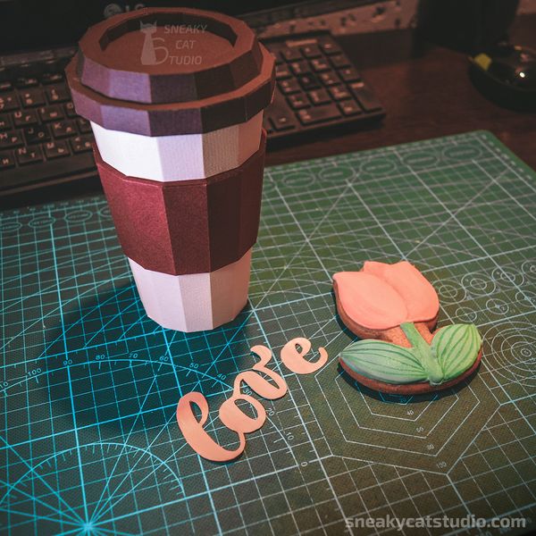 Coffe-to-go-love-DIY-papercraft-low-poly-3D-Pepakura-PDF-Pattern-Download-paper-craft-Template-origami sculpture-model-wall-decor-sweet-3.jpg