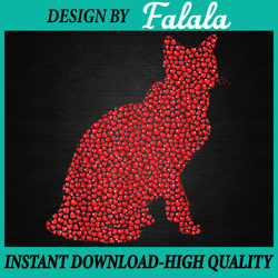 siamese cat lover png, heart shape siamese cat  png valentine's day png, digital download