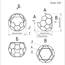 project 105. stained glass printable pattern. brillant3d