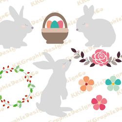 Easter svg bundle Easter bunny svg Happy easter svg Rabbit svg Easter bunny png Easter shirt svg Happy easter png