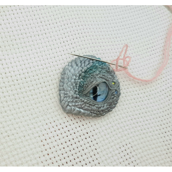 Gray Dragon Eye Needle Minder Magnet for Cross Stitch Gif 7.jpg