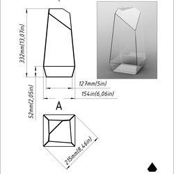 project 128. stained glass printable pattern. brillant3d