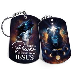 Special Aluminium Keychain - There Is Power In The Name Of Jesus