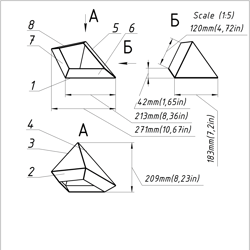 project 132. stained glass printable pattern. brillant3d