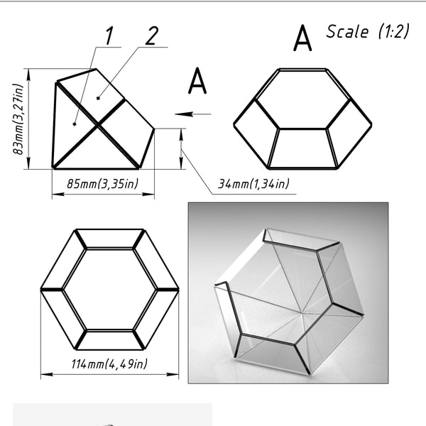 Stained glass printable pattern. Project 143. Brillant3d | Inspire Uplift