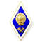 1 Soviet Russian sign Technical Institute University Graduation Badge Enamel USSR 1970s.jpg