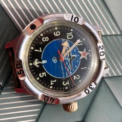 VOSTOK AMPHIBIAN USSR WRISTWATCH for MEN DO NOT STOP ON THE MOVE