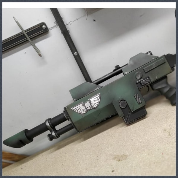 Lasgun Warhammer 40K - cosplay gun - airsoft gun - paintball | Inspire ...