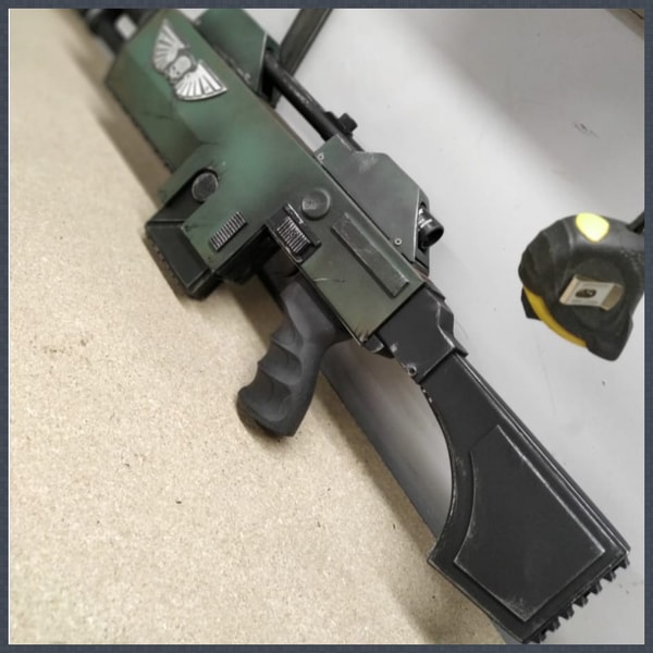 Lasgun Warhammer 40K - cosplay gun - airsoft gun - paintball | Inspire ...