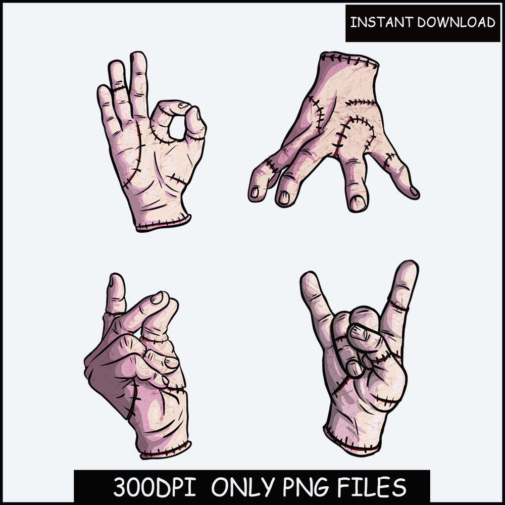 Instant download Wednesday Png, Wednesday Adam, Addams Family, Jenna Ortega, PNG, Thing 4 png, digital file.jpg