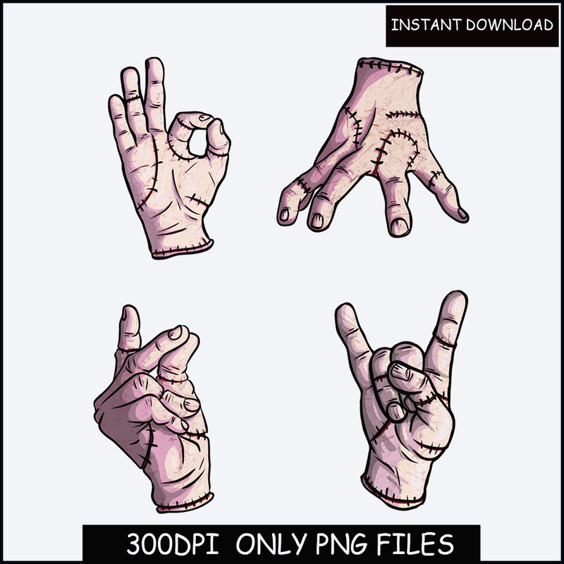 Instant download Wednesday Png, Wednesday Adam, Addams Family, Jenna Ortega, PNG, Thing 4 png, digital file.jpg