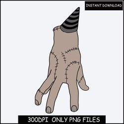 addams family thing png, wednesday addams, addams png