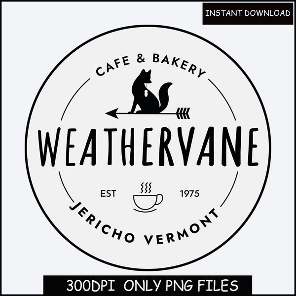 Coffee Bakery Weathervane EST 1975 Jericho Vermont Crewneck Sweatshirt.jpg