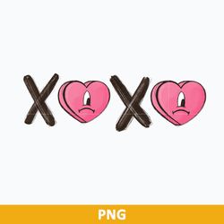 xoxo bad bunny png, bad bunny valentine png, valentine day png