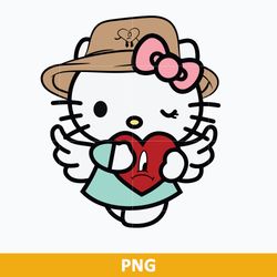hello kitty benito cupid valentine png, hello kitty valentine png, bad bunny valentine png
