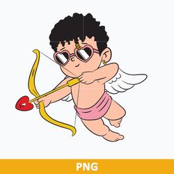 Benito Cupid Valentine PNG, Valentine's Day PNG, Bad Bunny Valentine PNG