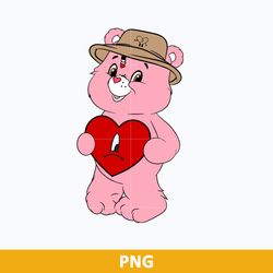 Tenderheart Bear Benito Valentine PNG, Valentine's Day PNG, Bunny Valentine PNG