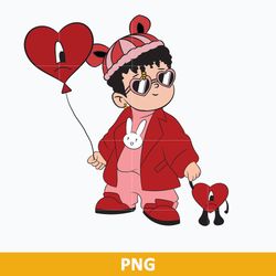 valentine baby benito png, bad bunny valentine png, un valentine sin ti png