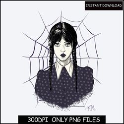 wednesday seamless pattern, addams family seamless pattern, horror seamless, digital pattern, movie seamless