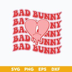 bunny heart sad valentine svg, un san valentine sin ti svg, valentine day svg