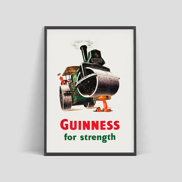 Guinness For Strength Vintage Guinness beer poster, 1951.jpg