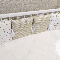 Crib bumper pillows pattern, Crib bumper cushion pattern, Cot pillow pattern, Crib pillow set, Crib bumper set pattern,