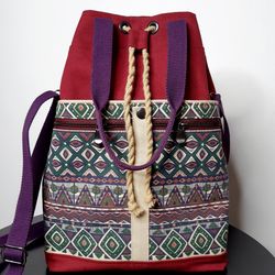 Stylish Canvas Tote Bag with Pockets, Shoulder Bag Colorful, Shopping Bag, Reusable Messenger Bag, Crossbody Bag