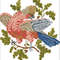 Cross stitch scheme bird and acorns 2.jpg