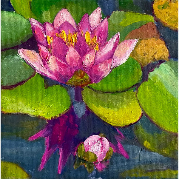 lotus painting