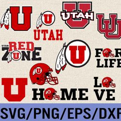 Utah Utes svg, bundle logo, svg, png, eps, dxf, n-c-aa logo
