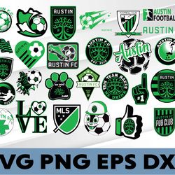 austin fc  logo, bundle logo, svg, png, eps, dxf
