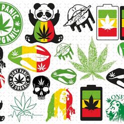 Rasta SVG Bundle, Weed svg bundle, Weed Cannabis bundle, Weed Quotes SVG Bundle, Weed SVG Bundle, Marijuana SVG, Cannabi