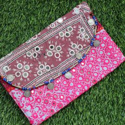 Vintage antique Boho Indian ethnic Banjara/Nomadic  clutch bag/sling bag