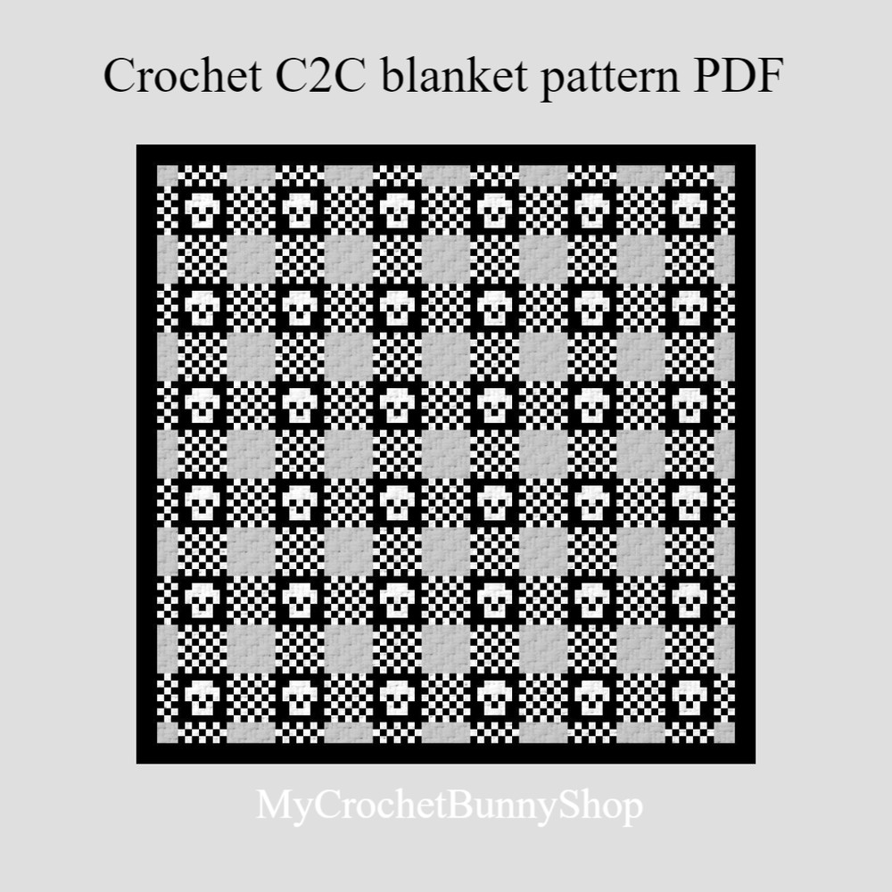 crochet-C2C-buffalo-plaid-skulls-blanket.png