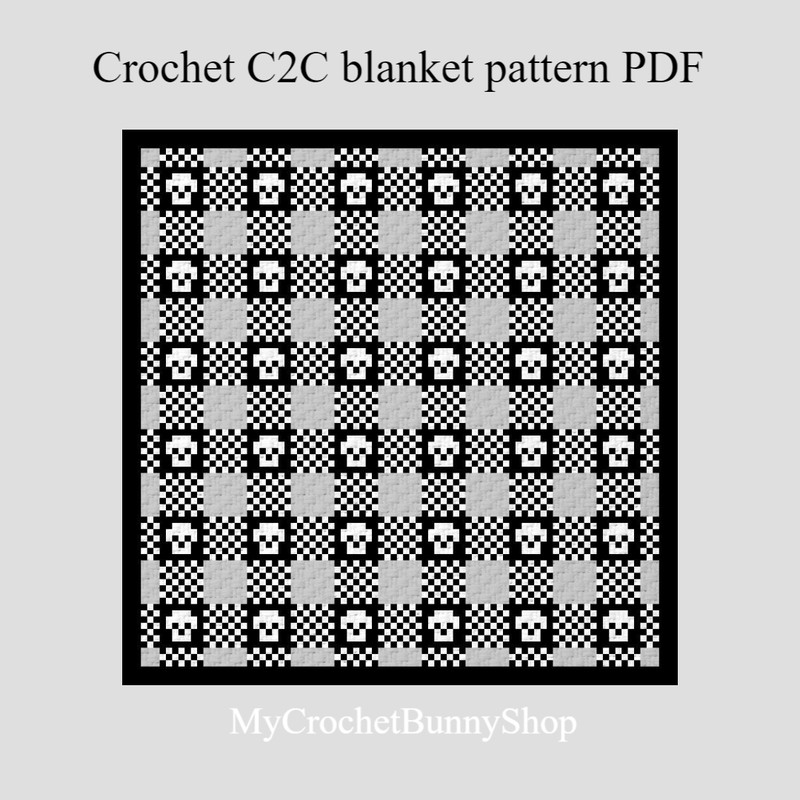 crochet-C2C-buffalo-plaid-skulls-blanket.png