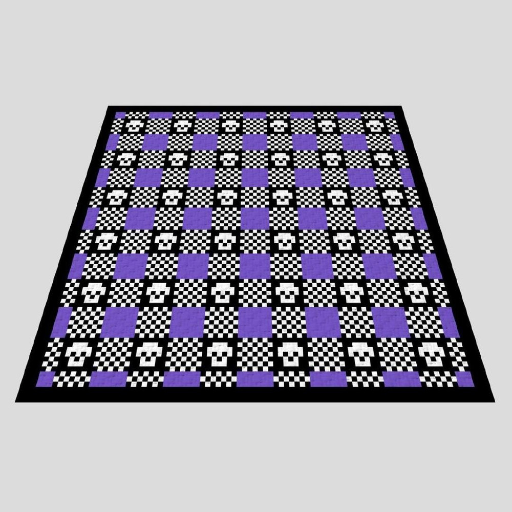 crochet-C2C-buffalo-plaid-skulls-blanket-4.jpeg