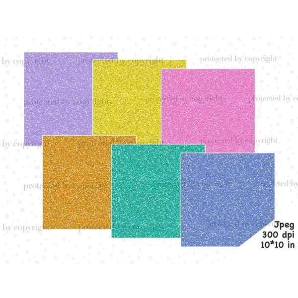 Bright sparkle digital glitters for crafting, planner stickers and Birthday cards. Blue, yellow, purple, gold and green textures for crafting.