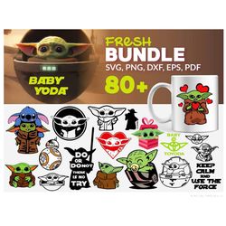 baby yoda valentines day bundle svg, valentine baby yoda svg, yoda heart clipart, valentines gift for him, star wars png