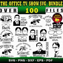 100 THE OFFICE TV SHOW SVG BUNDLE - svg files for print & cricut