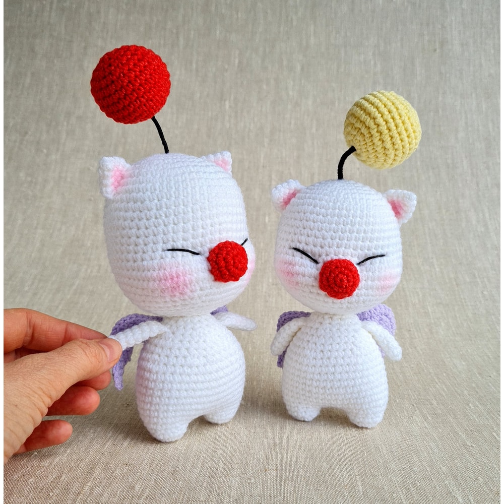 Moogle crochet pattern, Final fantasy plush, FFXIV, Game cha | Inspire ...