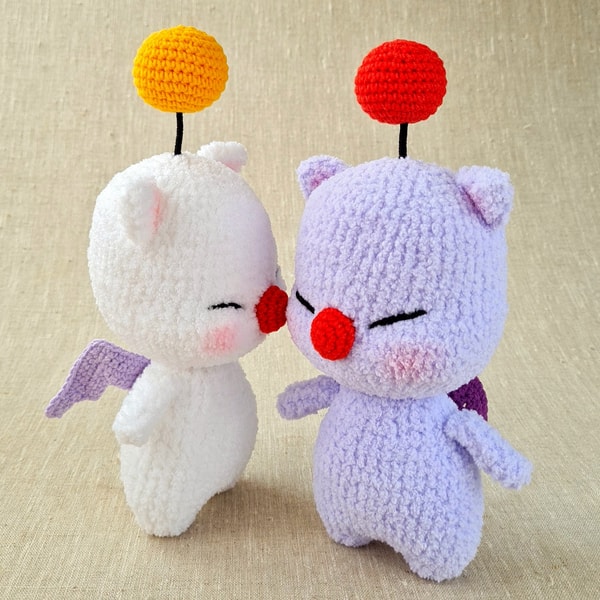 Moogle crochet pattern, Final fantasy plush, FFXIV, Game cha | Inspire ...