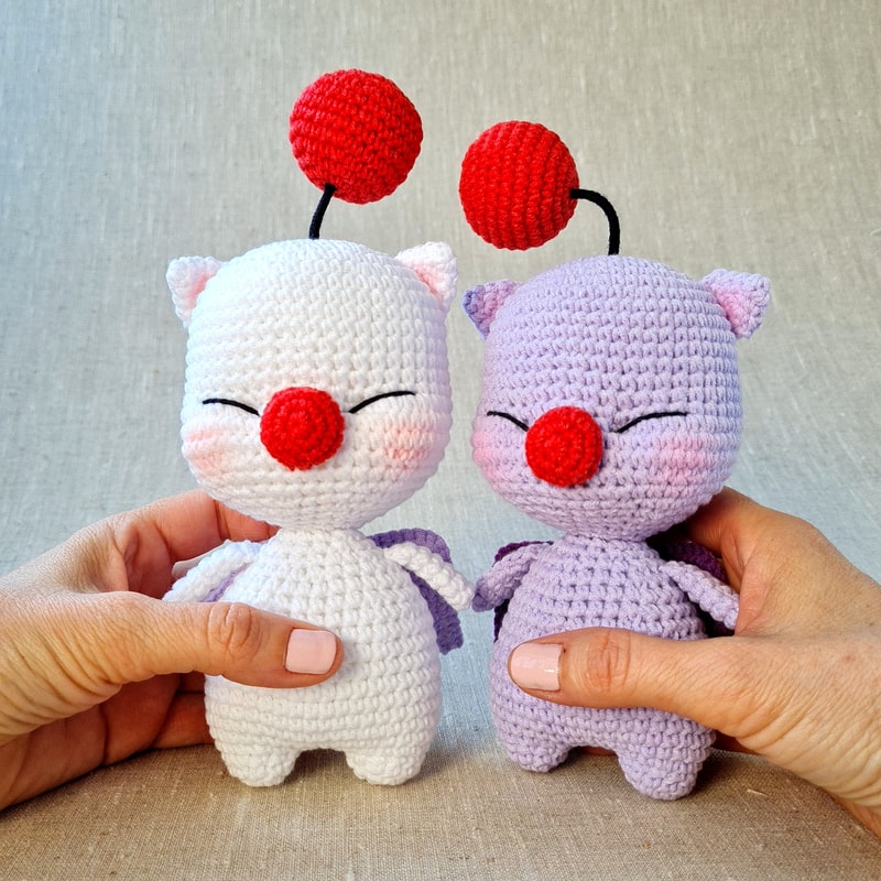 Moogle crochet pattern, Final fantasy plush, FFXIV, Game cha | Inspire ...