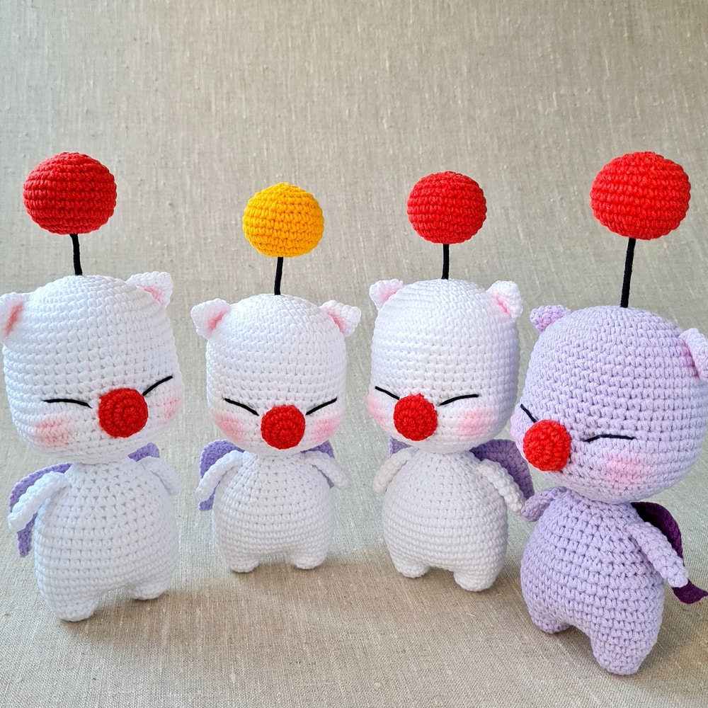 Moogle crochet pattern, Final fantasy plush, FFXIV, Game cha | Inspire ...