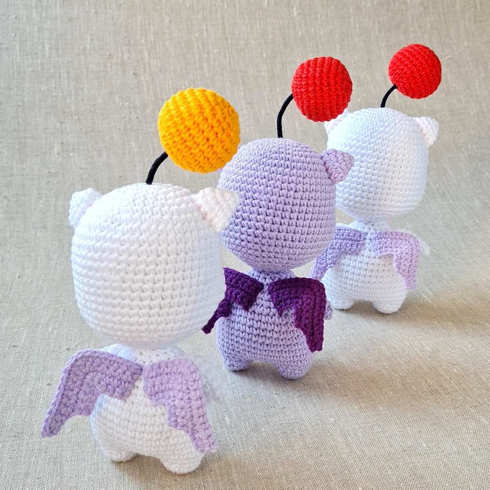 Moogle crochet pattern, Final fantasy plush, FFXIV, Game cha | Inspire ...