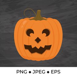 halloween pumpkin face. funny jack o lantern