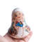 Roly poly Russian doll cute winter Snow Maiden