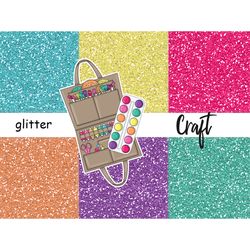 Craft Glitter Paper | Multicolor Glitter Backgrounds