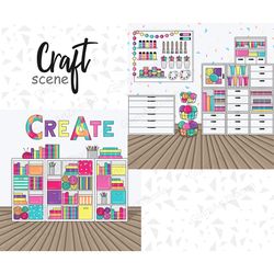 Craft Scene | Home Workplace Interior