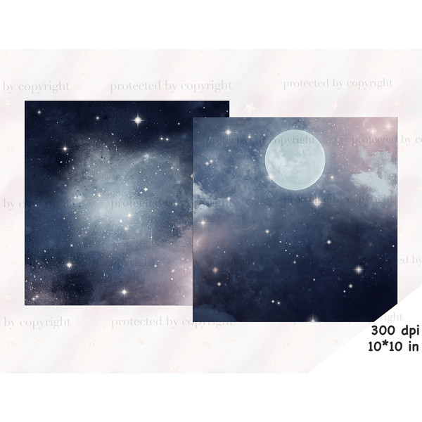 Space scene, galaxy background with moon and stars, universe, celestial moon, astronomical background for planets and moon, star field in space, outer space bac